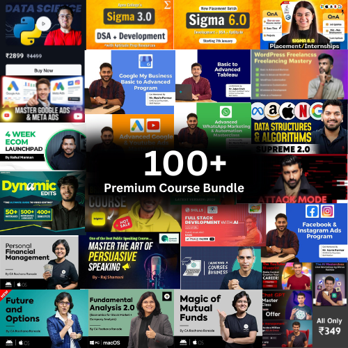 Our Premium Courses (100+)